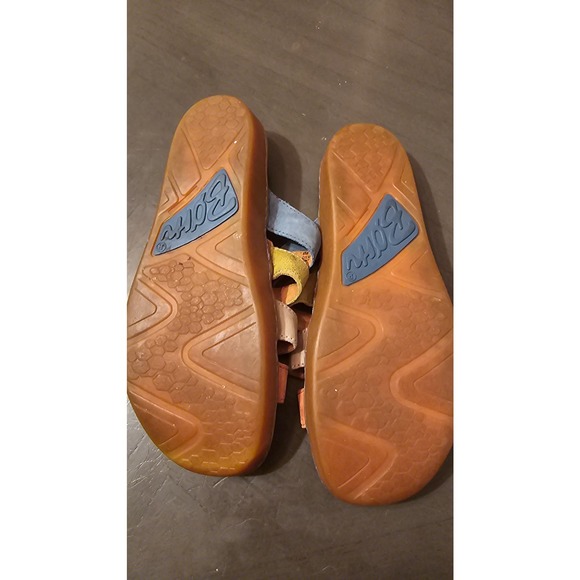Born multi-color strappy slip on born sandal size 8 - Picture 4 of 4